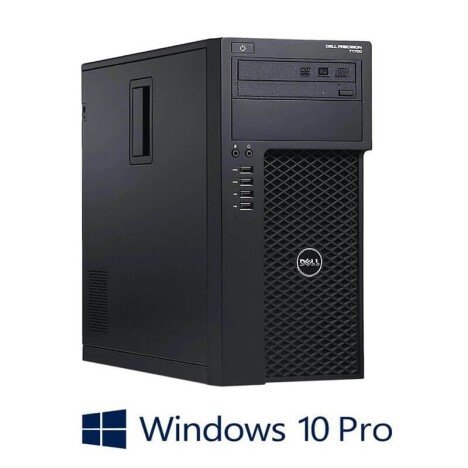 Workstation Dell Precision T1700, Quad Core i7-4770, 16GB, 256GB SSD, Win 10 Pro